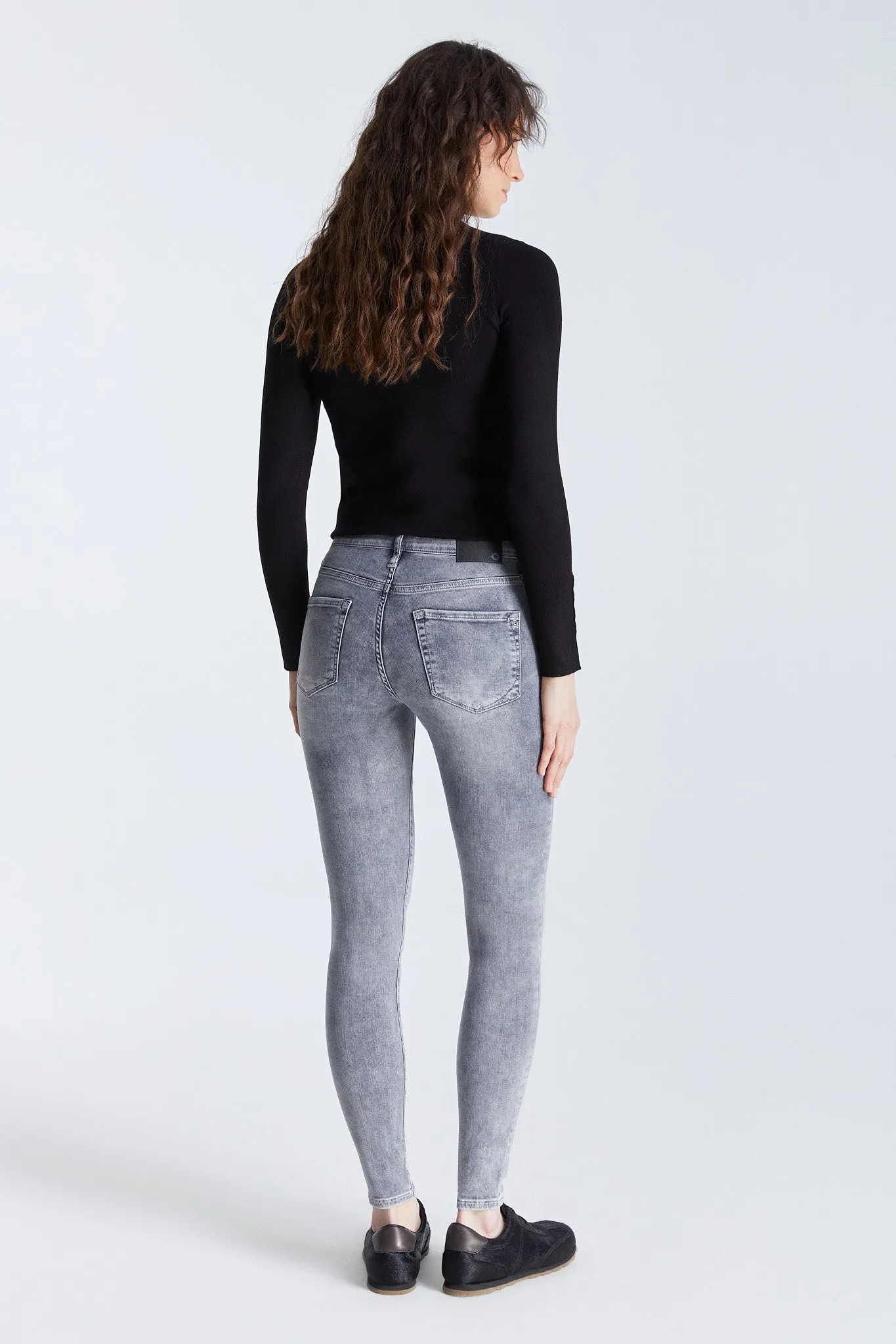 Sophia High Waist Reshape 5 Pocket Pants Grey VT