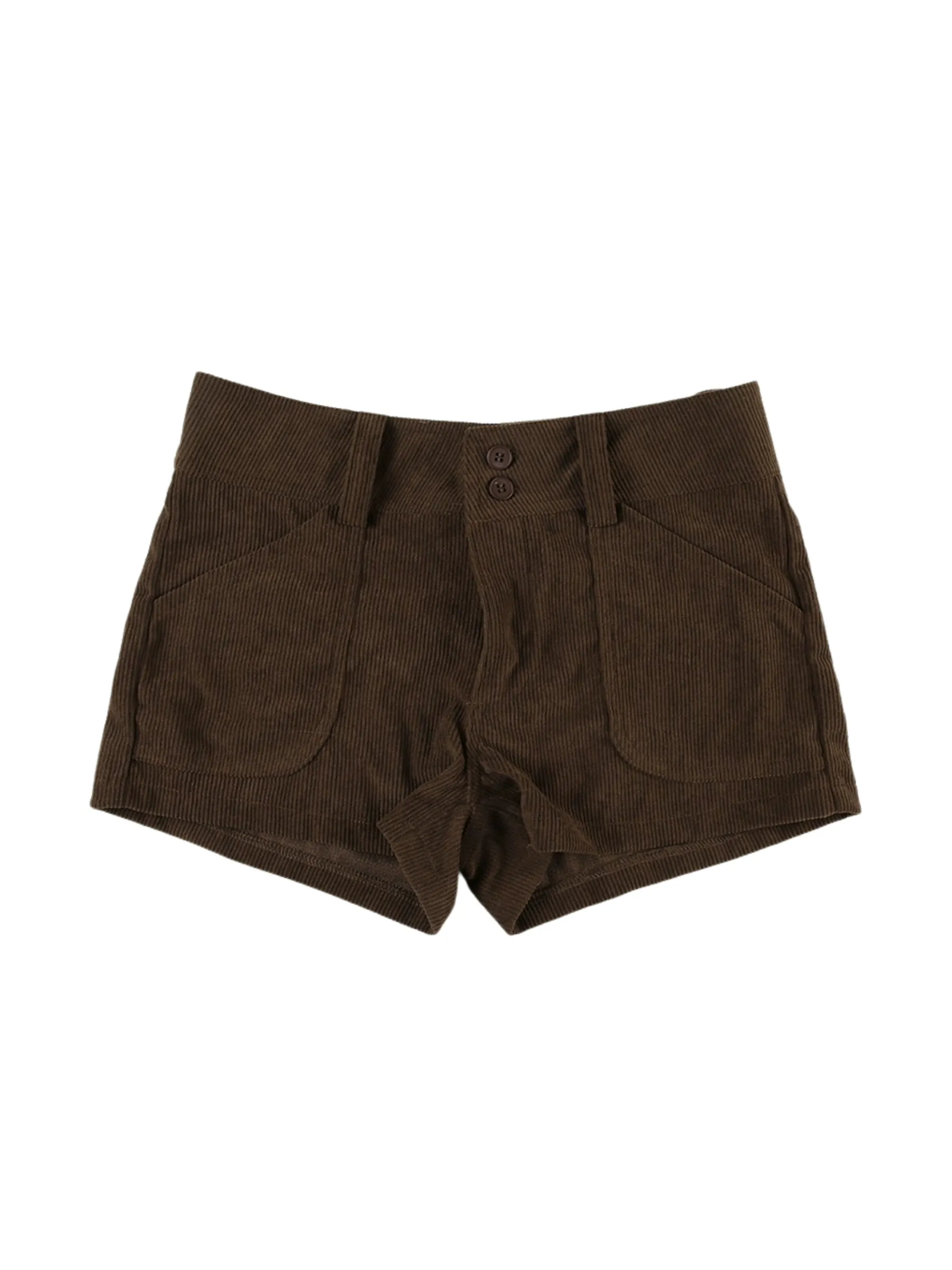 Stori Corduroy Low Waist Shorts