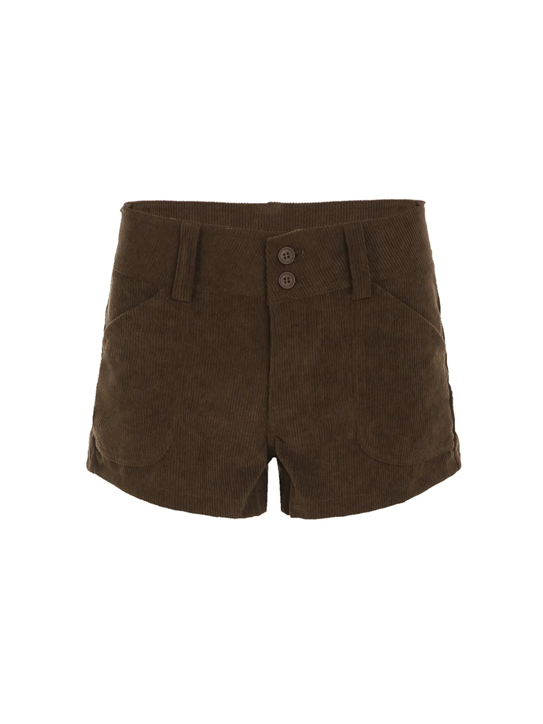 Stori Corduroy Low Waist Shorts