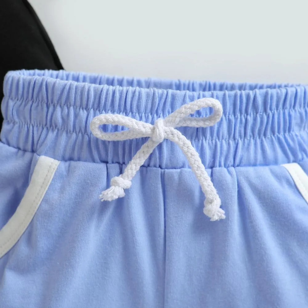 Summer children's printed vest shorts set Wholesale Kids Clothing