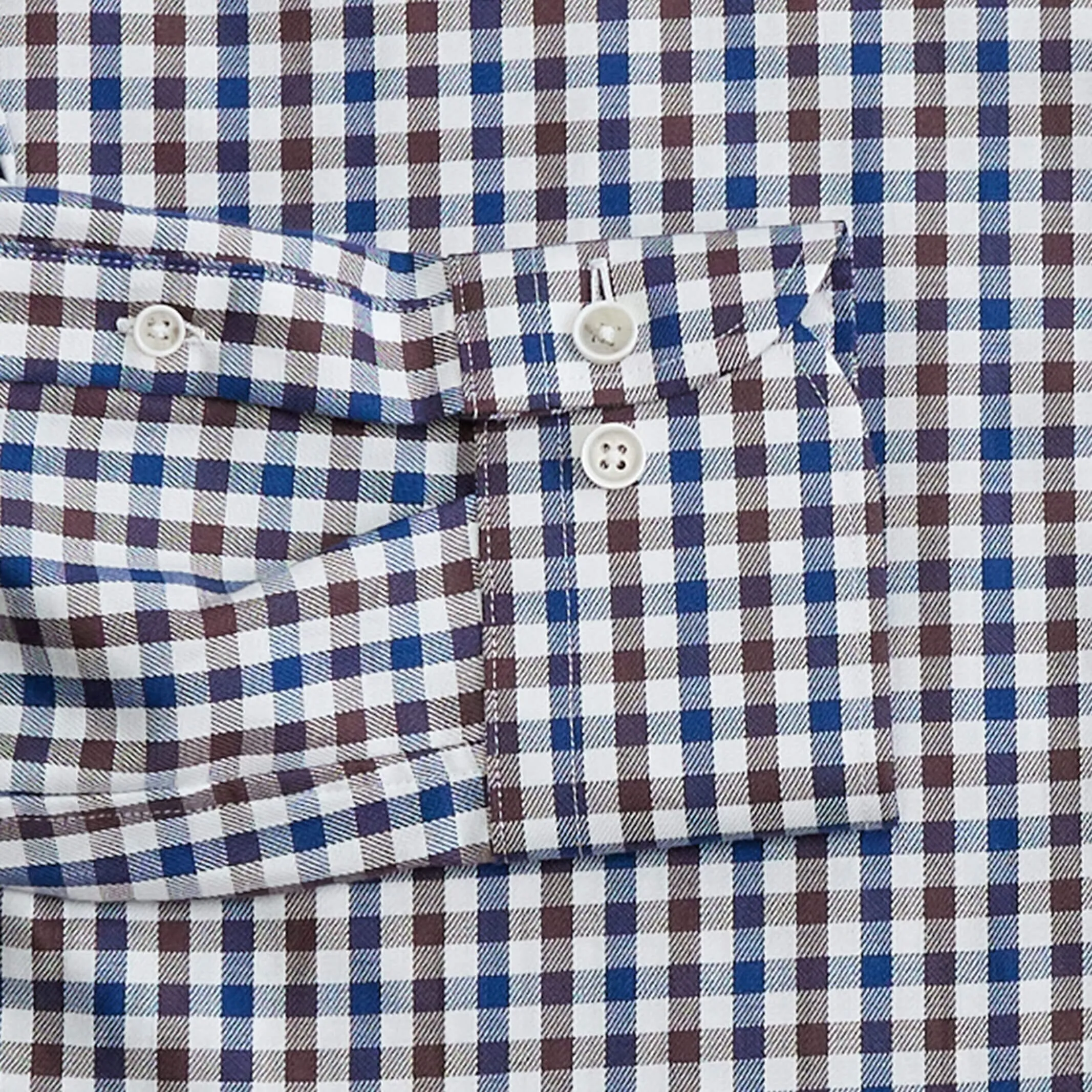 The Brown Burnham Check Custom Shirt