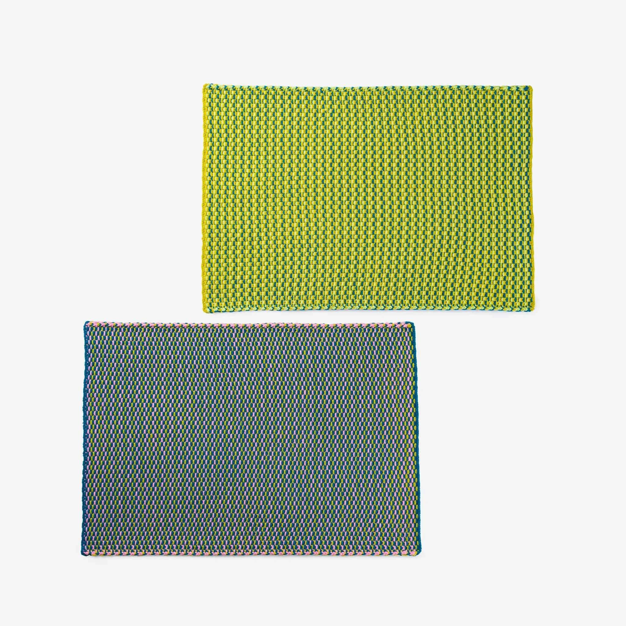 Verloop DASHES PLACEMAT SET - GREEN PINK