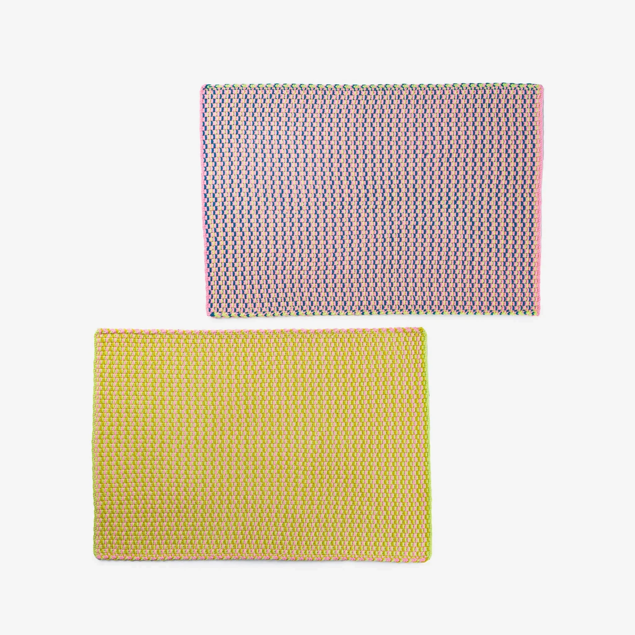 Verloop DASHES PLACEMAT SET - GREEN PINK