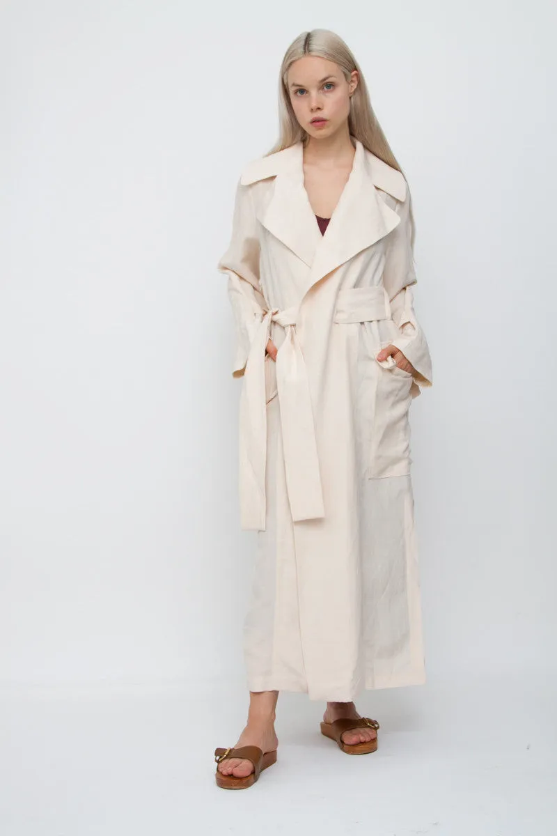 VERNA LINEN TRENCH