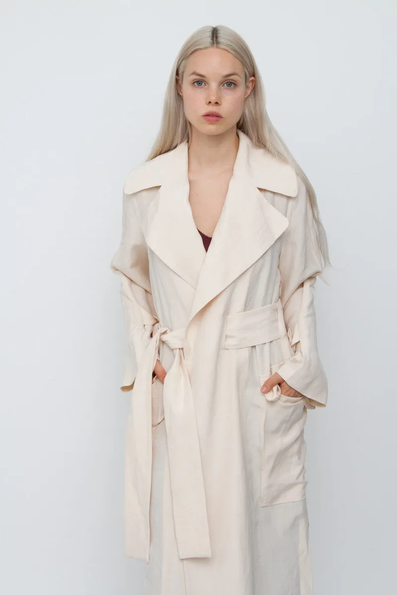 VERNA LINEN TRENCH