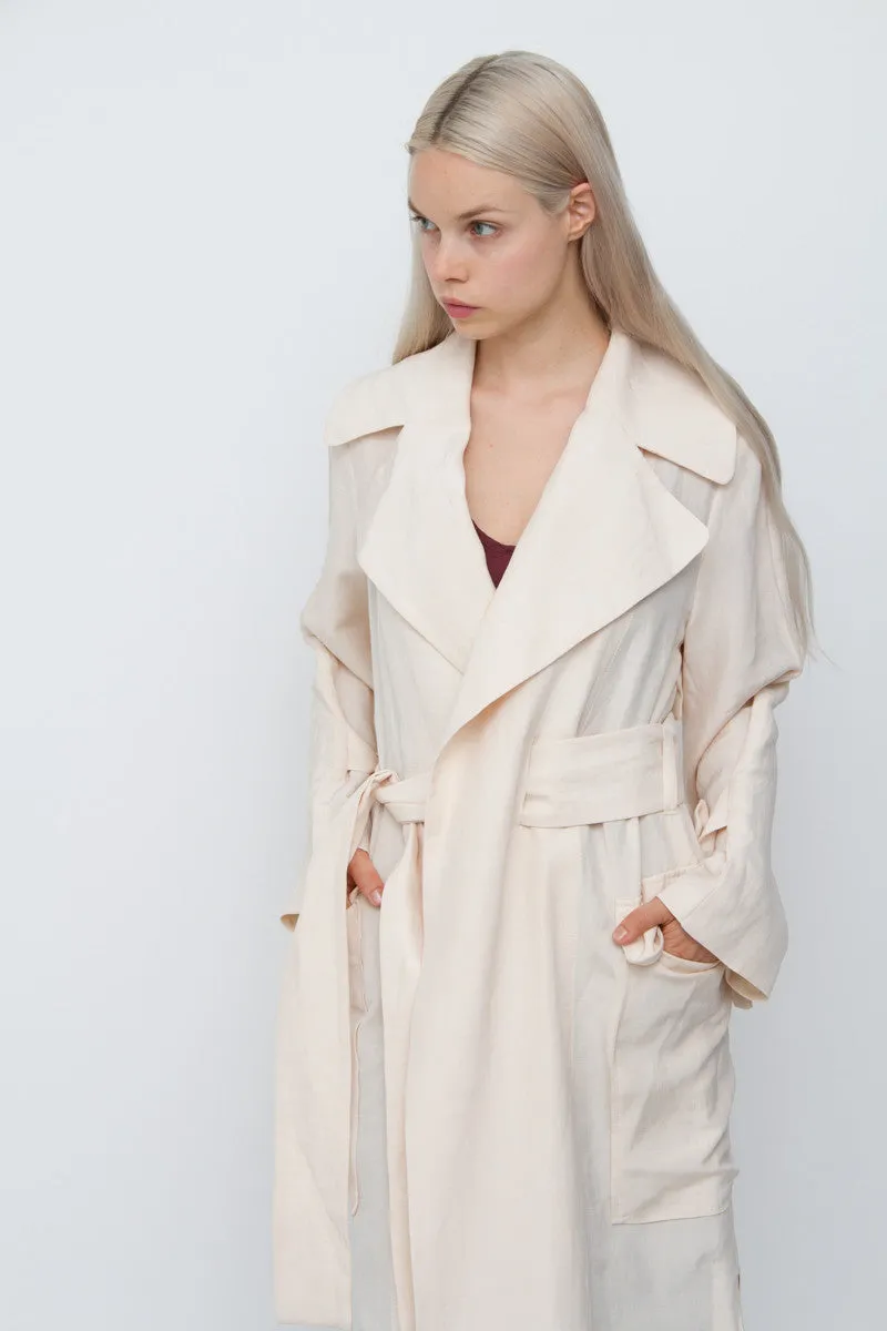 VERNA LINEN TRENCH