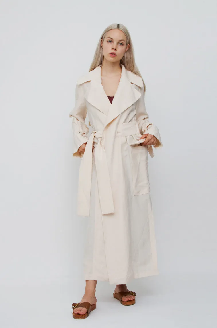 VERNA LINEN TRENCH
