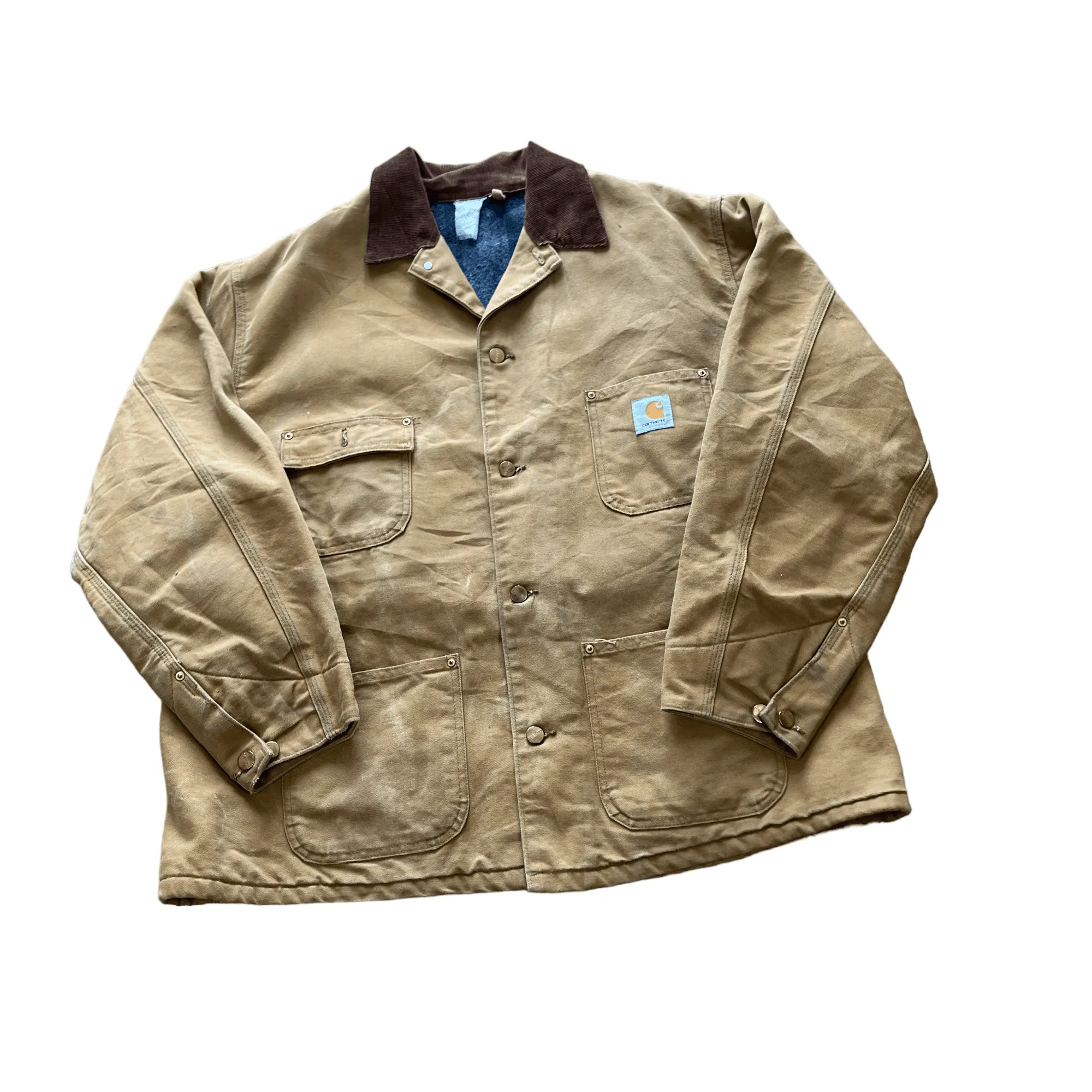 Vintage Beige Carhartt Jacket - Large