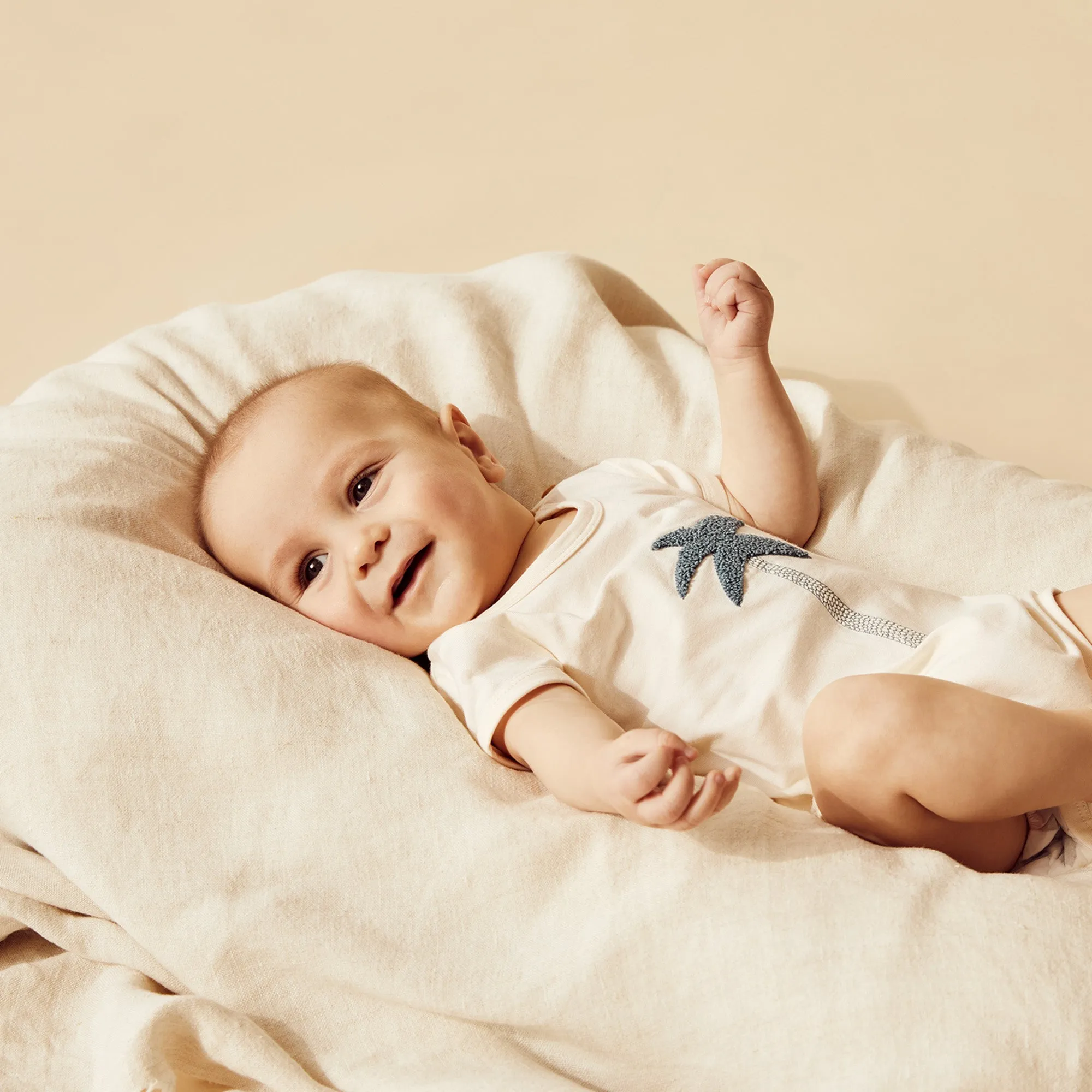 Wilson and Frenchy Organic Bodysuit Palm Days