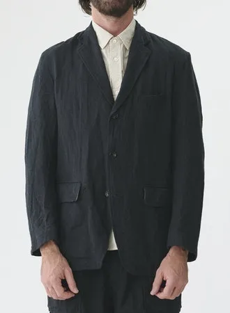 WO/Li Herringbone Tumbler Tailored Jacket | Charcoal