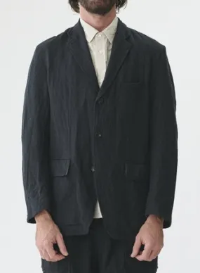 WO/Li Herringbone Tumbler Tailored Jacket | Charcoal
