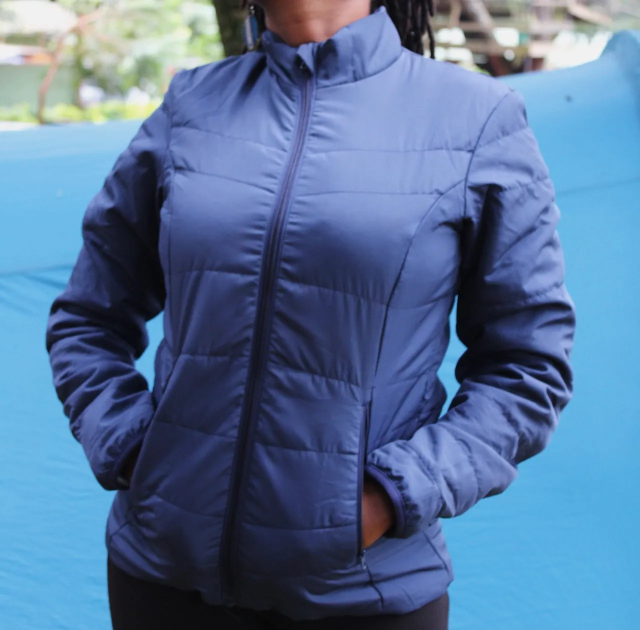 Women’s synthetic mountain trekking padded jacket - mt 50 0°c
